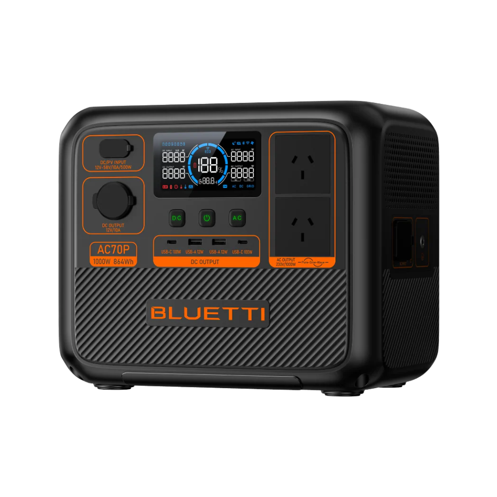 Bluetti AC70P 1000W Portable Power Station